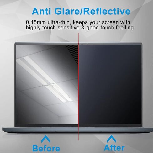 2 PACK Anti Glare Screen Protector for 16" Lenovo ThinkPad E16 Business Laptop, 2023 2022 ThinkPad E16 Gen 1 Business Laptop, ThinkPad T16 P16 Z16 16 Inch Laptop, Anti Fingerprint, Matte Film in Saudi Arabia
