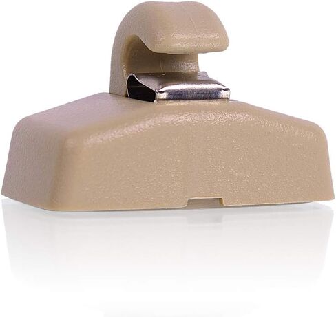 runmade Beige Sun Visor Hook Clip Bracket Hanger Compatible with VW Golf GTI Jetta Mk4 Passat B5 B6 Touran Polo Seat in Kuwait
