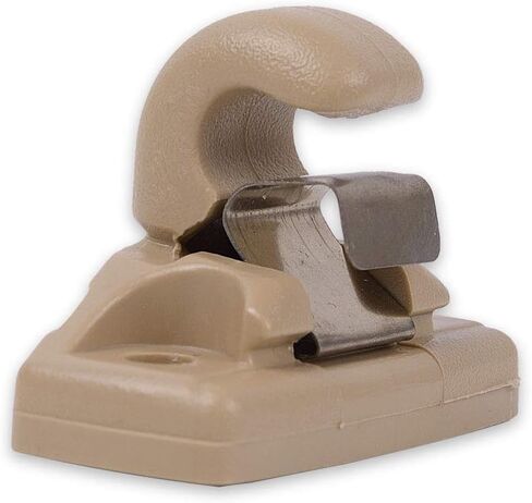 runmade Beige Sun Visor Hook Clip Bracket Hanger Compatible with VW Golf GTI Jetta Mk4 Passat B5 B6 Touran Polo Seat in Kuwait