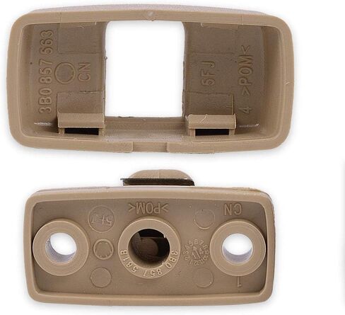 runmade Beige Sun Visor Hook Clip Bracket Hanger Compatible with VW Golf GTI Jetta Mk4 Passat B5 B6 Touran Polo Seat in Kuwait