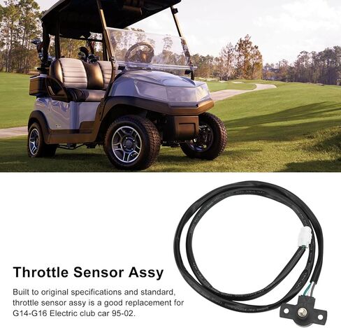 Club Car Throttle Sensor Assembly, Club Car 1m Throttle Position Sensor JN4858850100 Replacement for G14‑G16 Electric Club Car 1995 to 2002 Golf Cart Parts in Saudi Arabia