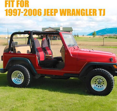 طقم واقي عتبة الباب مع شعار 1941، حافة لـ 1997-2006 Wrangler TJ استبدال أجزاء الملحقات، قطعتان/مجموعة in Kuwait