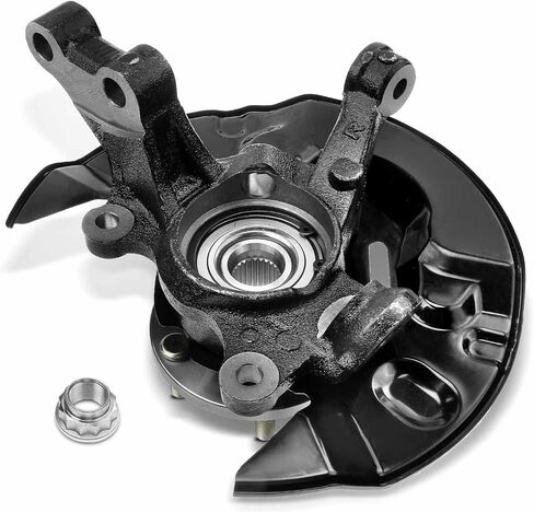 A-Premium Front Steering Knuckle & Wheel Bearing Hub Assembly Compatible with Toyota Matrix 2003-2006, AWD Only, w/5-Lug, Right Passenger Side, Replace # 4321212390 in Saudi Arabia