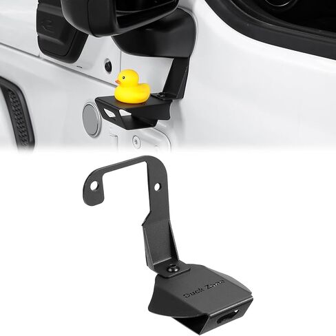 وسادة هبوط البطة لـ JL/JT، حامل البط المعدني QMPARTS للمرآة الجانبية JK، فتاحة الزجاجات، حامل مرآة منطقة البط متوافق مع Wrangler/Gladiator 2007-2023 in Kuwait