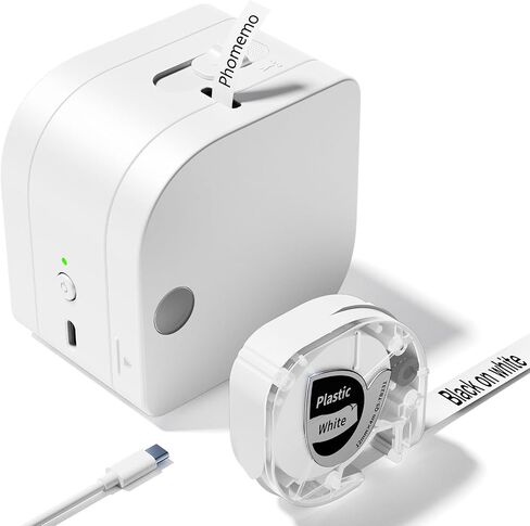 Phomemo P12 Pro Label Maker Machine with Tape, Mini Bluetooth Label Printer Wireless Labeler Sticker Maker with Multiple Templates Available for Office Organization Home Kitchen Storage, Green in Saudi Arabia