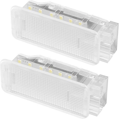 ACROPIX سيارة خارجية LED رقم الترخيص لوحة ضوء أبيض مناسب لبيجو 206 207 306 307 - حزمة من 2 in Saudi Arabia