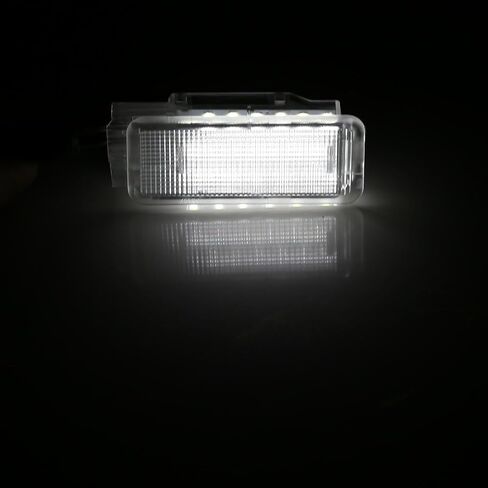 ACROPIX سيارة خارجية LED رقم الترخيص لوحة ضوء أبيض مناسب لبيجو 206 207 306 307 - حزمة من 2 in Saudi Arabia