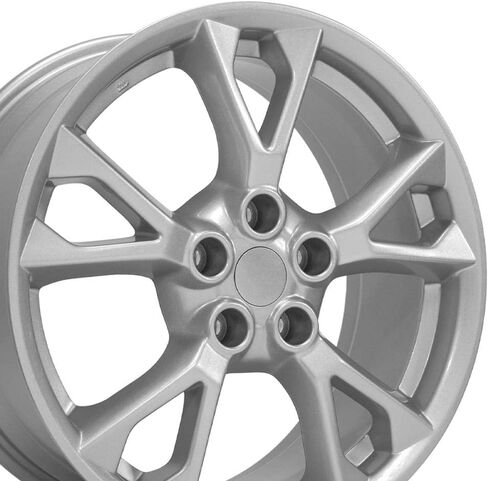 حافة OE Wheels LLC مقاس 18 بوصة تناسب عجلة ماكسيما NS21 18x8 عجلة فضية هولاندر 62582 in Kuwait