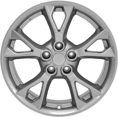 حافة OE Wheels LLC مقاس 18 بوصة تناسب عجلة ماكسيما NS21 18x8 عجلة فضية هولاندر 62582 in Kuwait