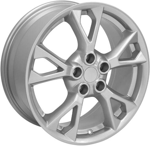 حافة OE Wheels LLC مقاس 18 بوصة تناسب عجلة ماكسيما NS21 18x8 عجلة فضية هولاندر 62582 in Kuwait