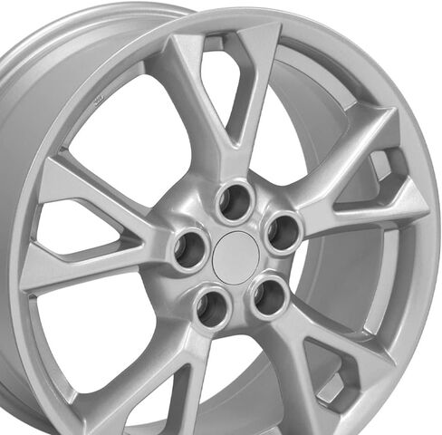 حافة OE Wheels LLC مقاس 18 بوصة تناسب عجلة ماكسيما NS21 18x8 عجلة فضية هولاندر 62582 in Kuwait