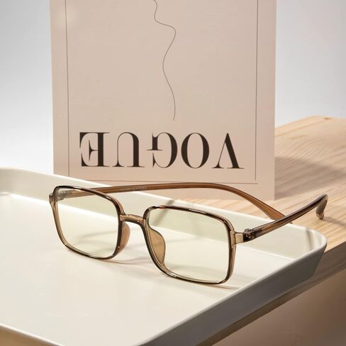 VISOONE Fashion مستطيلة خفيفة الوزن زرقاء حجب الضوء إطار متعدد الألوان للبنين والبنات لافرن in Kuwait