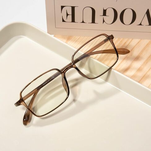 VISOONE Fashion مستطيلة خفيفة الوزن زرقاء حجب الضوء إطار متعدد الألوان للبنين والبنات لافرن in Kuwait