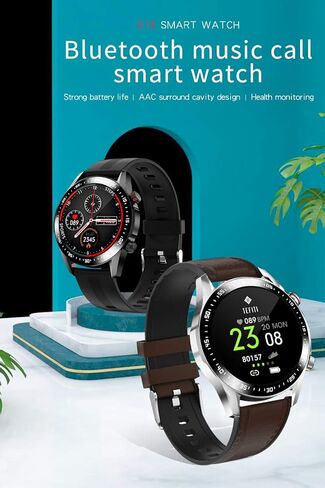 ساعة ذكية للرجال (إجراء مكالمة والرد)، متتبع اللياقة البدنية للرجال مع مراقبة ضغط الدم ومعدل ضربات القلب والنوم متوافق مع هواتف iOS وAndroid وعداد الخطى والسعرات الحرارية المقاوم للماء والجري in Kuwait