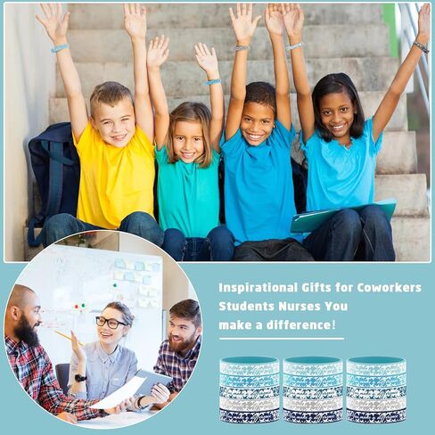 50 Sets Starfish Story Gifts with Starfish Wristbands Inspirational Silicone Bracelets You Make a Difference Cards Gifts Employee Appreciation Gifts for Secretaries Teacher Student Volunteers in Saudi Arabia