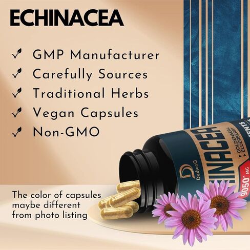 كبسولات إشنسا 11 في 1 تصل إلى 20: 1 مستخلص 9050 مجم - كمية كافية لمدة 3 أشهر - مع خاتم الذهب، البلسان، كامو كامو، الزنجبيل، الزعتر والمزيد - دعم صحة الجسم والجهاز المناعي - 90 كبسولة نباتية - غير معدلة وراثيًا in Kuwait