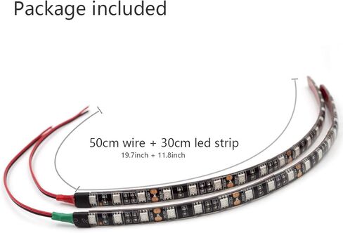 Navigation Boat Lights, LED Boat Bow Lights for Marine Pontoon Kayak Yacht, 12V Power Light Strip Kit - Red and Green in Kuwait