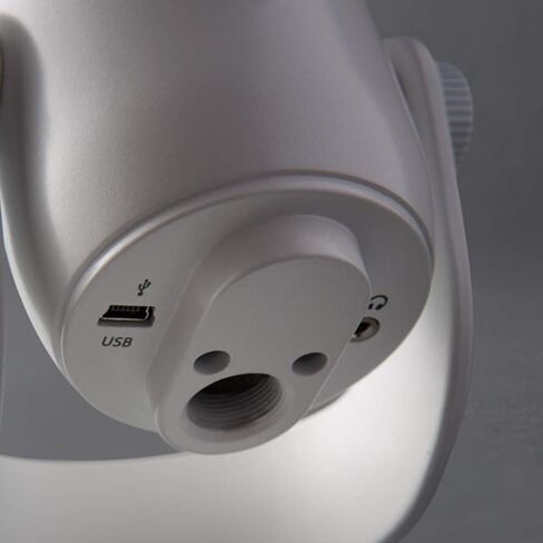 ميكروفون Logitech for Creators Blue Yeti USB للتسجيل والبث - أسود وأزرق مخضر (متجدد) in Saudi Arabia