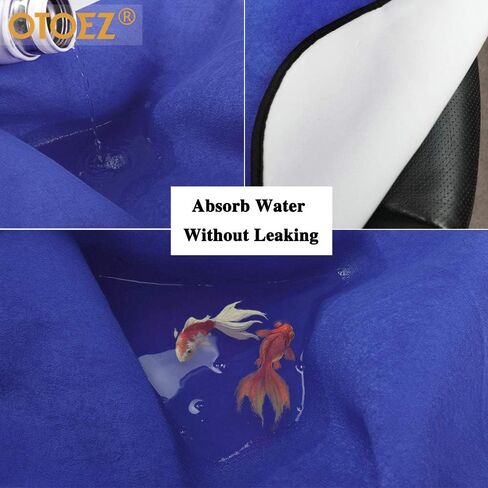 otoez منشفة العرق المقاومة للماء غطاء مقعد السيارة حصيرة السيارات حامي مقعد السيارة الأمامي لليوجا الجري السباحة كروسفيت الرياضيين الشاطئ الرياضة في الهواء الطلق، عالمية تناسب معظم المركبات، أسود 2PCS in Kuwait