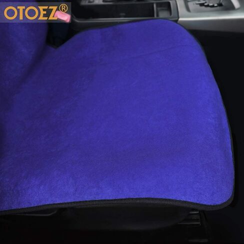 otoez منشفة العرق المقاومة للماء غطاء مقعد السيارة حصيرة السيارات حامي مقعد السيارة الأمامي لليوجا الجري السباحة كروسفيت الرياضيين الشاطئ الرياضة في الهواء الطلق، عالمية تناسب معظم المركبات، أسود 2PCS in Kuwait