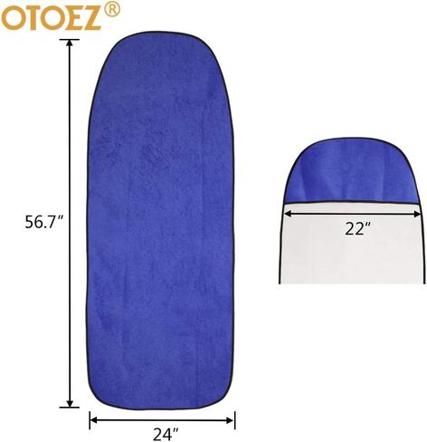 otoez منشفة العرق المقاومة للماء غطاء مقعد السيارة حصيرة السيارات حامي مقعد السيارة الأمامي لليوجا الجري السباحة كروسفيت الرياضيين الشاطئ الرياضة في الهواء الطلق، عالمية تناسب معظم المركبات، أسود 2PCS in Kuwait