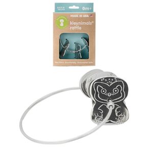 Arctic Friends Stainless Steel Rattle and Teether - Made in USA by Kleynimals