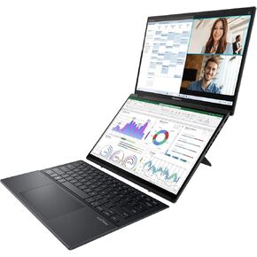 EXCaliberPC [2025] ASUS Zenbook Duo UX8406CA-PS99T (Intel Core Ultra 9 285H, 32GB RAM, 1TB NVMe SSD, 14" 120Hz OLED Touch, Windows 11) Touchscreen Laptop