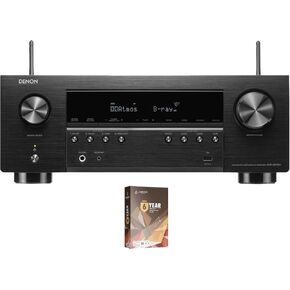 Denon AVRS970H 7.2 Channel AV Receiver with DTS Virtual:X and Dolby Atmos with 6 Year Amber Protection Plan (2022)