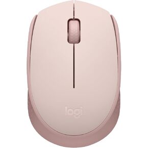 Logitech M170 Wireless Mouse for PC, Mac, Laptop, 2.4 GHz with USB Mini Receiver, Optical Tracking, 12-Months Battery Life, Ambidextrous - Rose (Renewed)