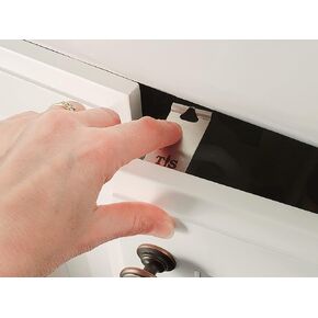 Tin Soldier Metal Cabinet and Drawer Safety Latches childproofing Lock (5-Piece Set) | Heavy-Duty Stainless Steel Design | Business, Kitchen, Bathroom, Garage, RV | Kids, Pets | Includes Hardware