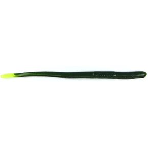 Roboworm Straight Tail Worm Bait (Mean Green, 6-Inch)