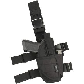 Drop Leg Holster for Pistol- Right Handed Tactical Thigh Airsoft Pistol Holster Adjustable Gun Holster Upgrade