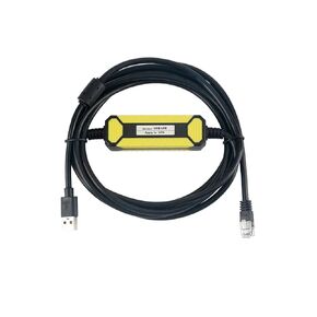 كابل برمجة USB-VFD مناسب لـ VFD-E/EL/ED/CH2000 محول التردد VFD-USB01 RJ45