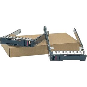 2PCS/Lot ZhenLoong New and Original 2.5"" Hard Drive Disk Caddy Tray for HP ML350 ML110 Gen11/10 Plus HPE DL380 DL360 DL345 DL20 DL325 RL300 DL20 DL380a G11 P22892-002 Bracket, Black