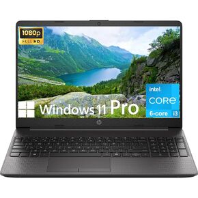 HP 255 G9 Business Laptop, 15.6" FHD Display, 2-core AMD Athlon Silver 3050U Processor, 16GB RAM, 256GB SSD, Wi-Fi 6, Ethernet, USB-C, HDMI, Webcam, SD Card Reader, Windows 11 Pro, Gray