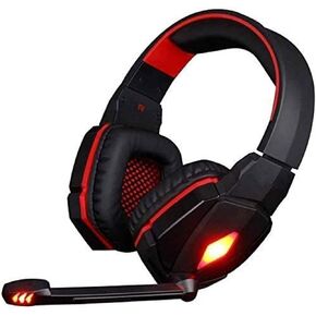 Gaming Het with 7.1 Surround Sound Noise Cancelling Mic LED Light Soft Memory Earmuffs (Color : A) (B)