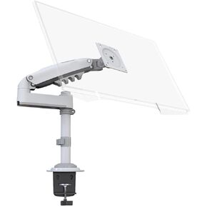 H100 Bracket Computer Monitor Bracket arm Suspended Column Lifting Telescopic Heightening Bracket(White)