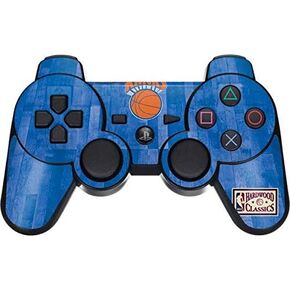 Skinit Decal Gaming Skin for PS3 Dual Shock Wireless Controller - Officially Licensed NBA New York Knicks Hardwood Classics Design