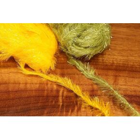 Hareline Chocklett's Finesse Body Chenille Yellow Large 1.25 inch