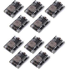 Teyleten Robot 3A Mini DC-DC Buck Step Down Converter Board Module 5V-30V to 3.3V DC DC Voltage Regulator PCB Board Power Buck Module 10pcs