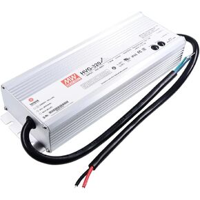 يعني بئر HVG 320W 6A برنامج تشغيل LED HVG-320-54A AC-DC محول لجهد الطاقة الجهد الجهد الحالي مع IP65 PFC تيار والجهد قابل للتعديل
