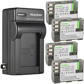 بطارية KASTAR 1 حزمة وشاحن جدار AC لبطارية Fujifilm NP-150 NP150 FNP150 ، شاحن Fujifilm BC-150 BC150 ، Fujifilm FinePix هو Pro ، FinePix S5 Pro ، Finepix S5 Pro ، FinePix هو Pro Pro