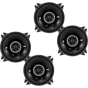 KICKER DSC40 4-Inch (100mm) Coaxial Speakers, 4-Ohm Bundle
