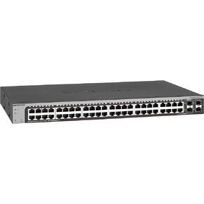NETGEAR 48-Port Gigabit Ethernet Smart Managed Pro Switch (GS748T) - with 4 x 1G SFP, Desktop/Rackmount, and ProSAFE (Renewed)
