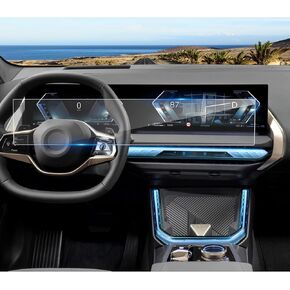 2025 X3 Screen Protector for BMW X3 (14.9In Navi &12.3In Dash), for 2025 BMW X3 G45 (30 xDrive/M50 xDrive) 9H Tempered Glass 2025 X3 Accessories Anti-Scratch/HD Transparent 14.9"&12.3"