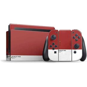 Skinit Decal Gaming Skin Compatible with Nintendo Switch Bundle - Living Coral Design