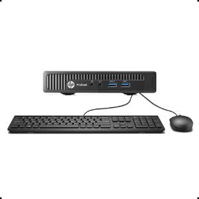 HP ProDesk 600 G1 Mini Business Desktop PC, Intel Core Quad i5 4590T up to 3.0GHz, 8GB DDR3, 128GB SSD, WiFi, BT, VGA, DP, Windows 10 64 Bit-Multi-Language Supports English/Spanish/French (Renewed)