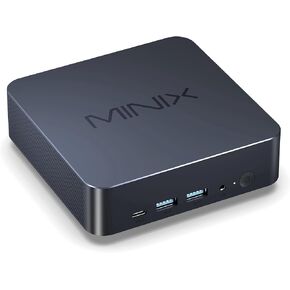 MINIX NGC N713 Mini PC, Intel 13th i7-13620H 1TB M.2 PCIe 4.0 x 4 SSD 32GB (16GBx2) DDR5 Micro Desktop Computer 4 Display/Thunderbolt4 8K/Dual Lan/USB-C/2HDMI, for Business Home Office Multi-Tasking