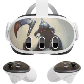 Skinit Decal Gaming Skin Compatible with Meta Quest 3 - Officially Licensed Death Dealer on Horseback by Frazetta Design