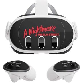 Skinit Decal Gaming Skin Compatible with Meta Quest 3 - Officially Licensed A Nightmare on Elm Street Design